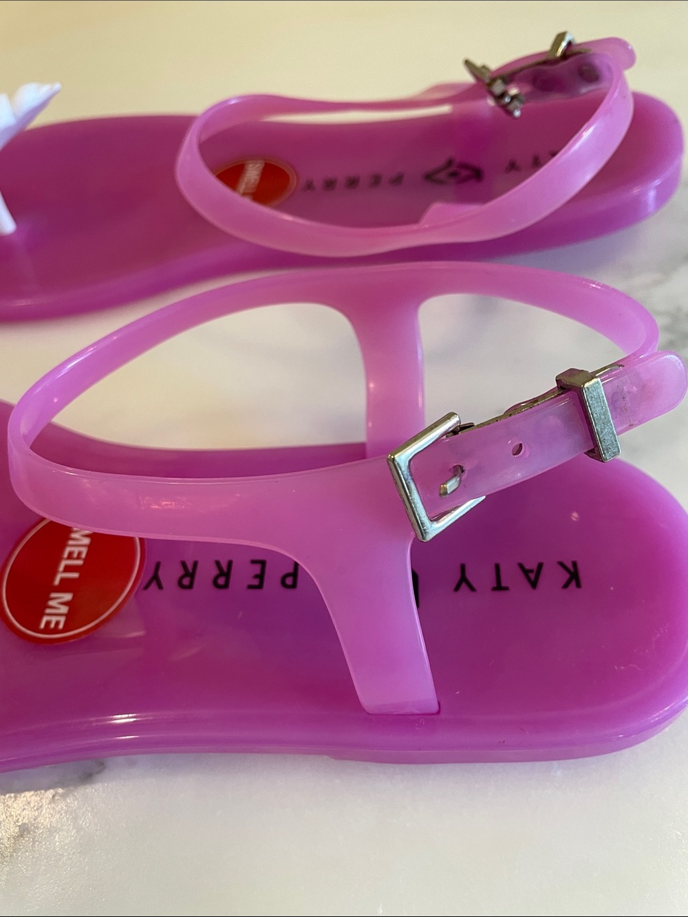 Katy Perry Collections Purple Jelly Sandals with Ice Cream Charms - Picture 4 of 6